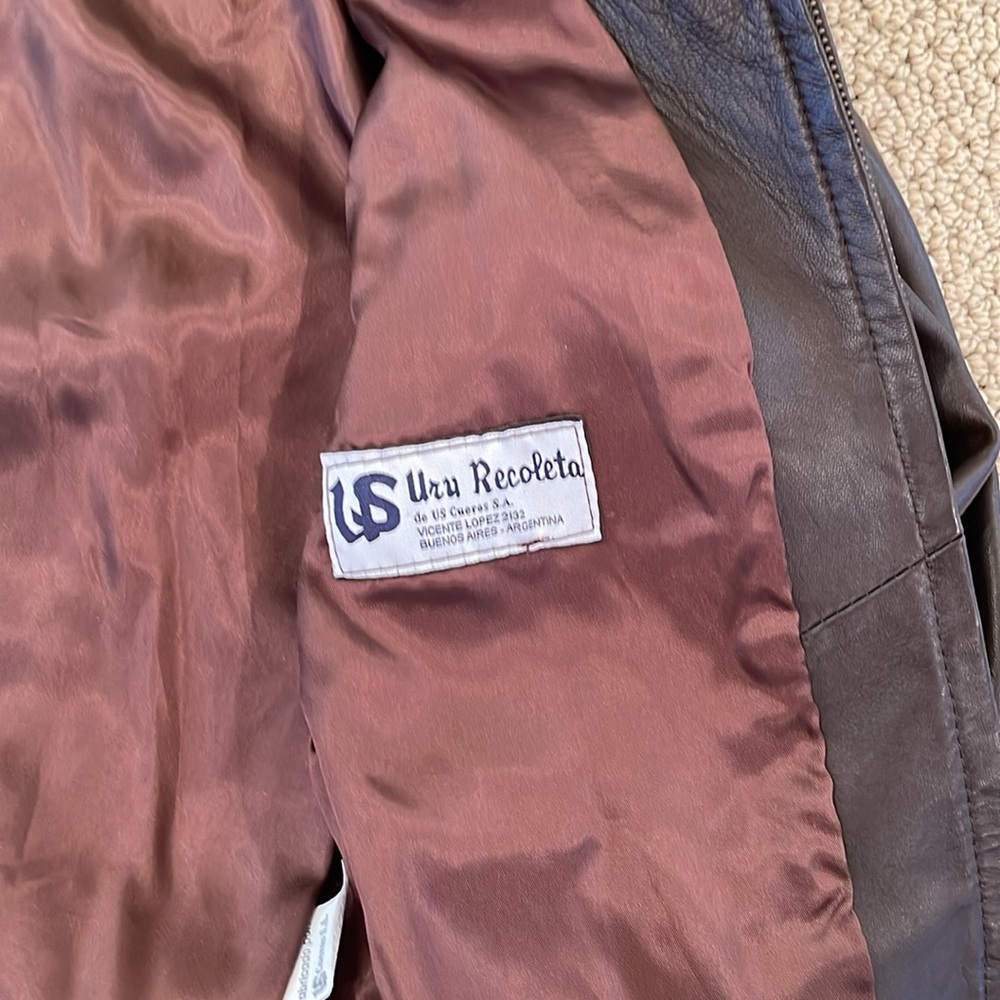 Argentina soft, leather jacket, chocolate brown - Picture 2 of 8